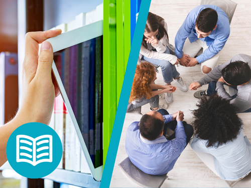 Group of practitioners reflecting in a circle